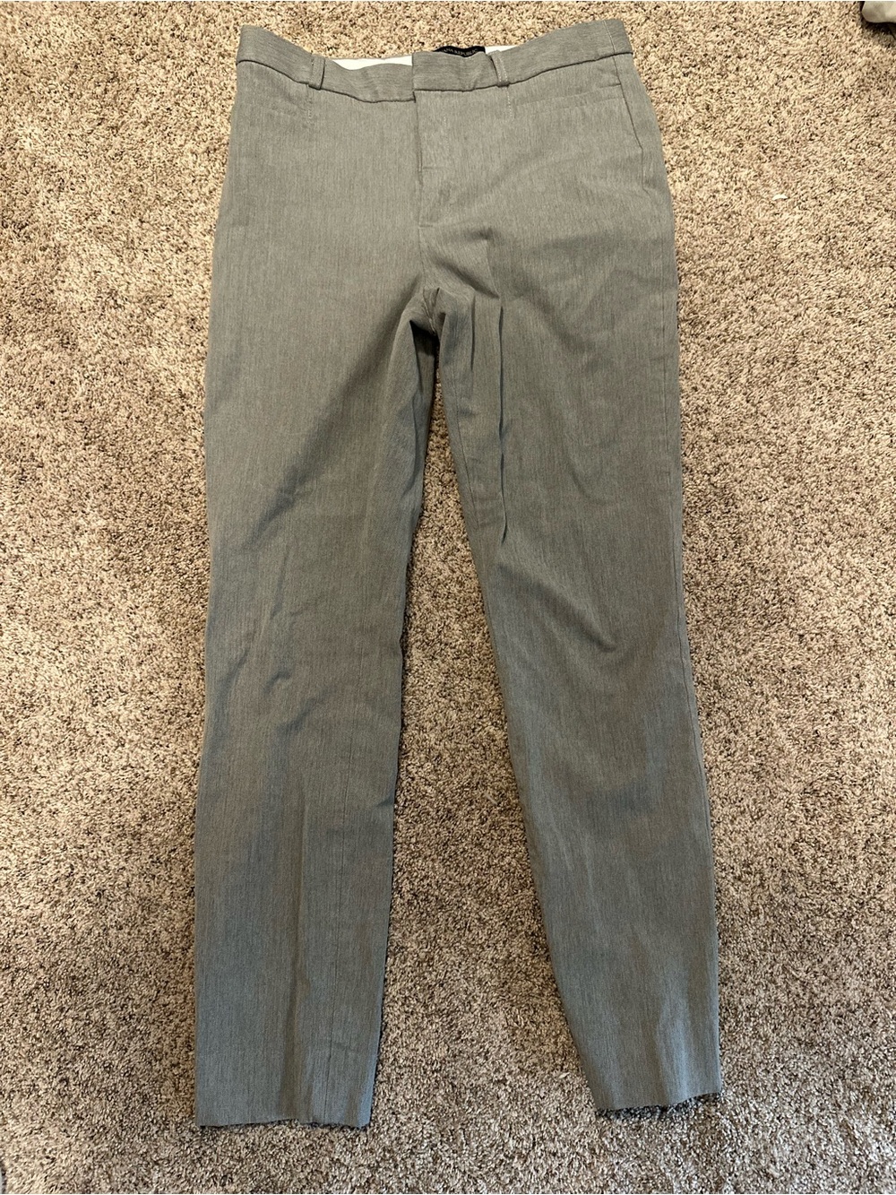 Women’s Grey Dress Pants - Classic Straight Fit